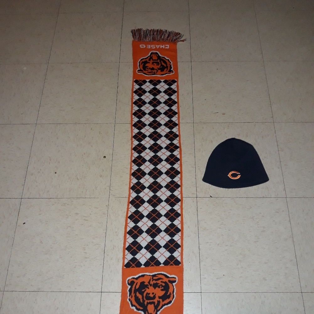 Chicago Bears Scarf And Hat